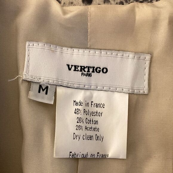 Vertigo Paris Python Print Embroidered 1 Button Women’s Blazer. Size Medium. - Picture 9 of 10